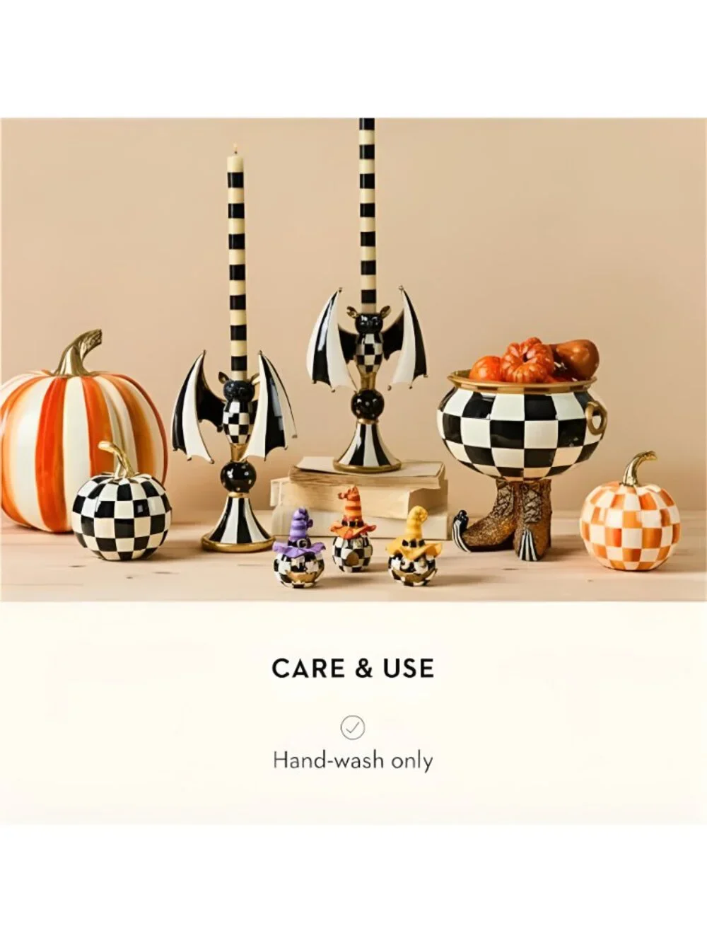 Resin Pumpkins Set, Mini, Happy Jack